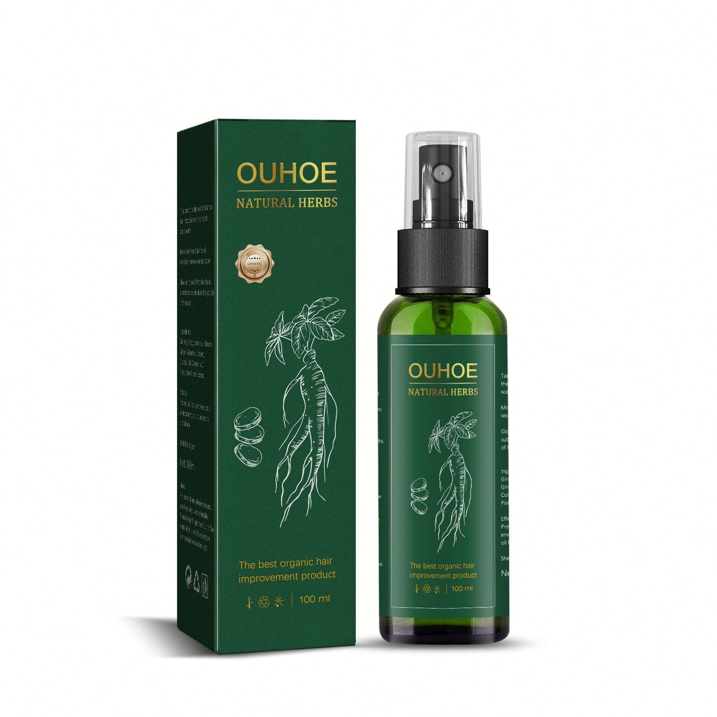 Ouhoe™ Elixir Capilar, recuperar el crecimiento natural, detener la caída (tamaño XL 100ml)